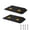 2pcs, variant on Rubber Threshold Ramp for 4" Rise, 33,069 lbs Capacity Portable Wheelchair Ramp with Non-Slip Surface & Cord Cover, for Doorways Steps Cars Pets (35.5"x24")