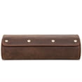 thumbnail image 1 of 3 Watch Travel Case- Classic Leather Watch Case With Perfect Texture.Portable Watch Roll Or Organizer For Storage And Display. Luxury Gifts For Men, All Handmade by Artisans., 1 of 5