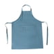 thumbnail image 5 of Delantal de cocina Delantal de barbacoa Delantal de chef Delantal impermeable con pechera Delantal de lavandería para suministros de comedor Baño Azul, 5 of 9