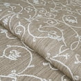 thumbnail image 5 of Couristan 5.75' x 9' Taupe Rectangular Polypropylene Area Throw Rug, 5 of 6