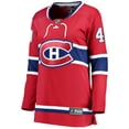 thumbnail image 2 of Women's Fanatics Joel Armia Red Montreal Canadiens Home Breakaway Player Jersey, 2 of 3