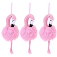 thumbnail image 1 of 3PCS Cartoon Flamingo Bath Flower Lovely Kid Flamingo Bath Ball Home Bath Tool, 1 of 3