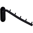 thumbnail image 1 of Perchero de pared, tendedero plegable para ropa montado en la pared para baño, balcón, dormitorio, cuarto de lavado - negro ER, 1 of 5