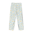 thumbnail image 5 of Xecao Daisies Flowers Men's Straight Lounge Pajama Pants: The Ultimate in Comfortable Sleepwear, 5 of 9