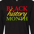 thumbnail image 4 of Inktastic Black History Month- Red, Green, Yellow Long Sleeve T-Shirt, 4 of 5