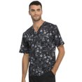 thumbnail image 3 of Cherokee Prints Men Scrubs Top V-Neck CK675, 3 of 5