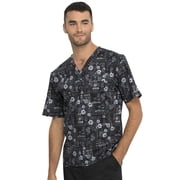 Cherokee Prints Men Scrubs Top V-Neck CK675