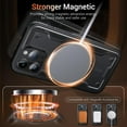 thumbnail image 3 of Diseñado para Funda Magnética para iPhone 16 Pro Max, Compatible con Magsafe, Resistente a Caídas de 10 pies, Resistente, con Soporte de Anillo Giratorio 360, Funda Protectora a Prueba de Golpes, 3 of 7