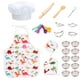thumbnail image 5 of 25x disfraz de juego de roles, conjunto de regalo, aparato de cocina, juguetes, herramientas para hornear, almohadilla caliente, uniforme de cocina pa, 5 of 6