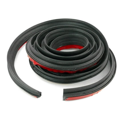 Unique Bargains Auto 6mm Dia Air Sealed Rubber Hollow Sealing Strip Door Weatherstrip 2 Meters