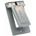 thumbnail image 2 of Hubbel Électrique Raco Gris Simple Gang Résistant aux Intempéries GFCI Boîte Couverture 5103-0, 2 of 3