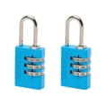 thumbnail image 2 of Master Lock - Cadenas en Aluminium à Combinaison 3 Chiffres 20mm Couleur x 2, 2 of 3
