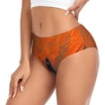 thumbnail image 2 of Fotbe Orange Net Fishing Boat Calzones Estampados para Mujer – Ropa Interior de Algodón, Cómoda, Suave y Elástica-XX-Large, 2 of 6