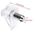 thumbnail image 3 of 50Pc Clear Kitchen Cabinet Shelf Supports Pegs / Studs with Metal Pin, 3 of 8