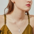 thumbnail image 2 of Cross Necklace Sterling Silver Faith Hope Love Cross Pendant Jewelry Gifts for Women Men, 2 of 5