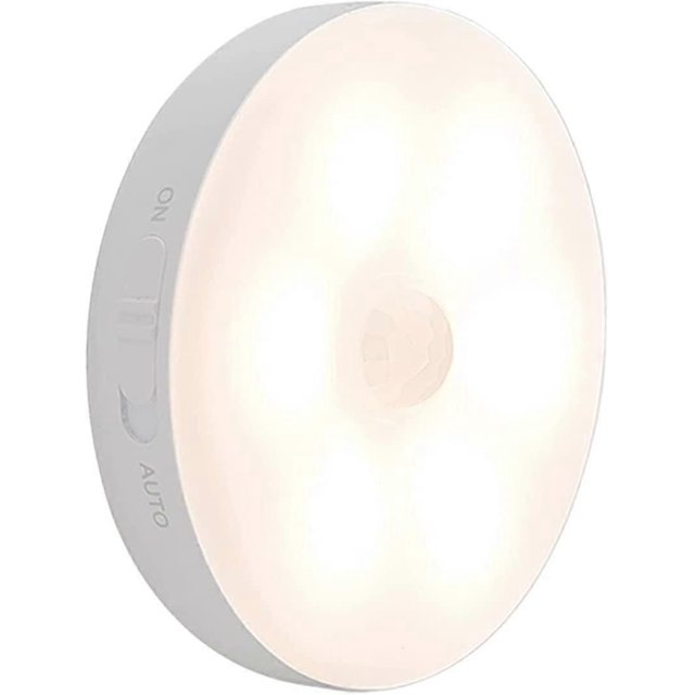 Motion Sensor Light Indoor Induction Lamp for Corridor, Cabinet, Closet, Wardrobe, Stairs, Bedroom, Kitchen, Basement, USB Rechargeable Portable LED N