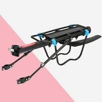 Masteelf Durable Bike Carrier Rack Back Stand Mountain Bike Cargo Rack Bike Rear Shelf Luggage Carrier for Outside Outdoor (with Installation Tool and English Manual)