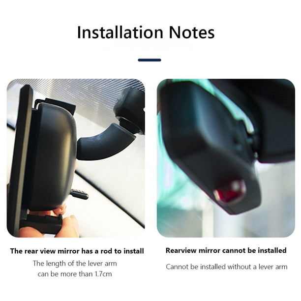Soporte de navegación universal para espejo retrovisor de coche para teléfono de 35 a 72 pulgadas