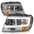 thumbnail image 2 of ANZO USA 111538 Crystal Headlight Fits select: 1999-2004 JEEP GRAND CHEROKEE, 2 of 7