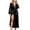 Black, variant on Lindreshi Bath Robes Female Women Sexy Long Silk Kimono Dressing Gown Lace Lingerie Bath Robe