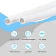 thumbnail image 3 of Unique Bargains Tube Rigide Rond en PVC Blanc 10mm ID 12mm OD 500mm pour Tuyau d'Eau 2 Pcs, 3 of 5