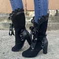 thumbnail image 5 of Women's Ankle Boots |  Lace-Up Boot for Witchy Cosplay & Halloween Costumes, 5 of 7