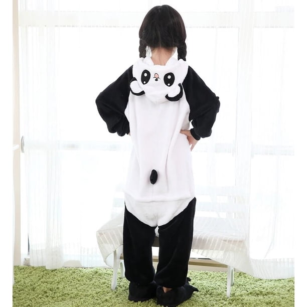 Conjunto de pijamas con capucha para niños y niñas, ropa de dormir de invierno con dibujos de unicornios y animales, de Animal de franela, para pijamas para chicos xuanjing unisex
