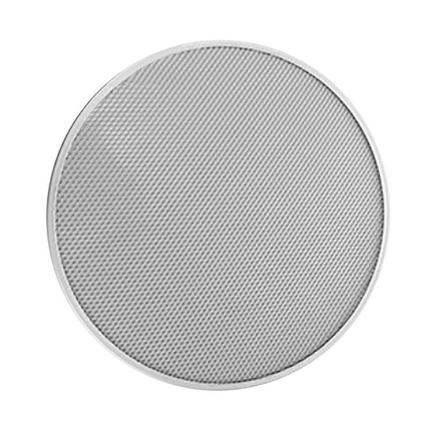 Moule à Pizza Rond Perforé en Acier Inoxydable Épaissi, Idéal pour Croûte et Four