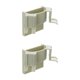 thumbnail image 4 of Inteprter Soporte de plástico para cepillos de para colgar en la pared, estante de almacenamiento para de , afeitadora de Verde 2Conjunto, 4 of 6