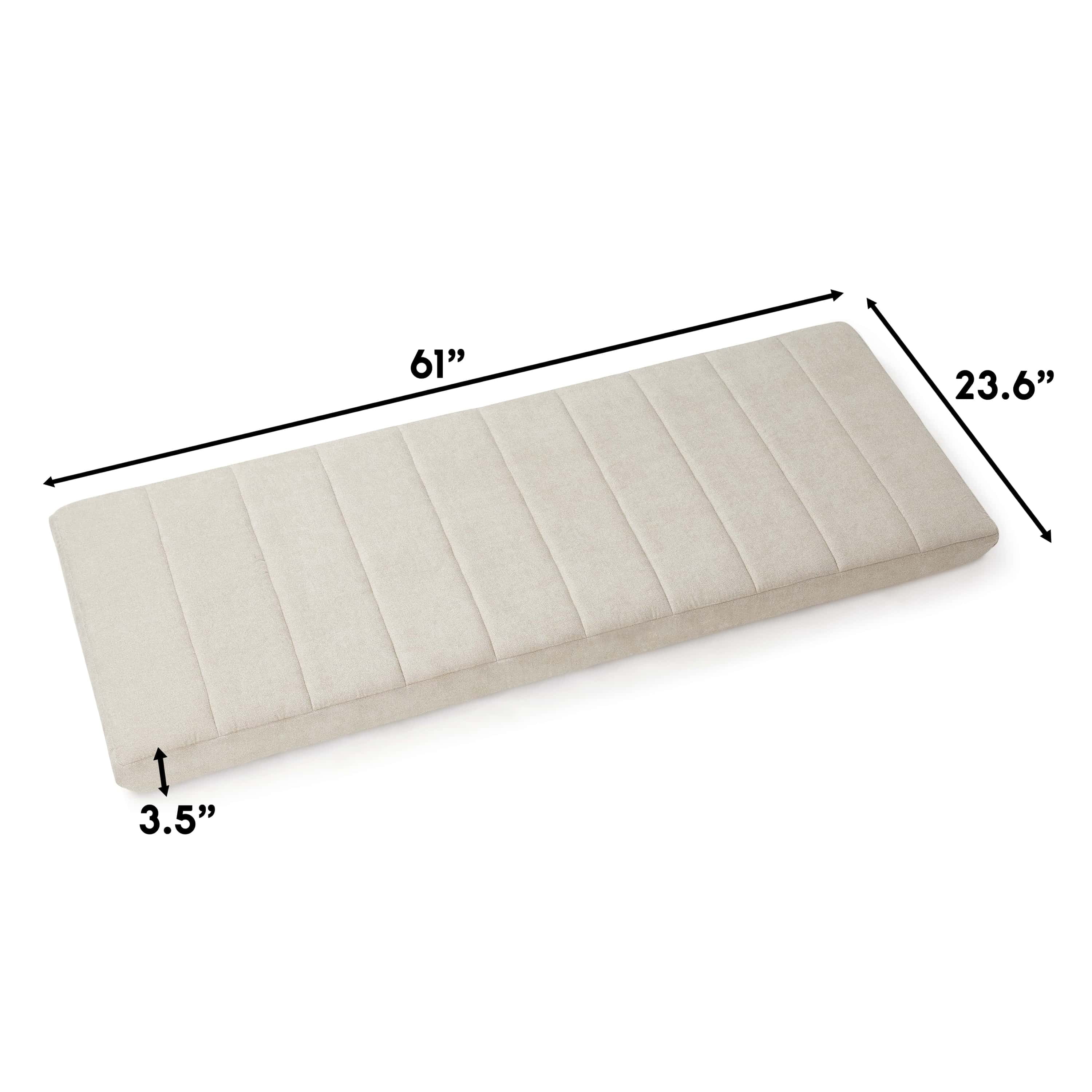 Lammlaoe Queen Headboard, Upholstered Wall Mounted, Peel and Stick Installation, Sound Reducing 3D Panel Design, Easy Assembly, Beige