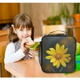 thumbnail image 6 of ALAZA Yellow Sunflower Lunch Box Insulated Lunch Bag Reusable Thermal Cooler Tote School Picnic, 6 of 6