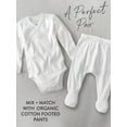 thumbnail image 6 of Honest Baby Clothing Organic Cotton Boy/Girl Long Sleeve Bodysuits, Preemie to 12M, 2-Pack, 6 of 7