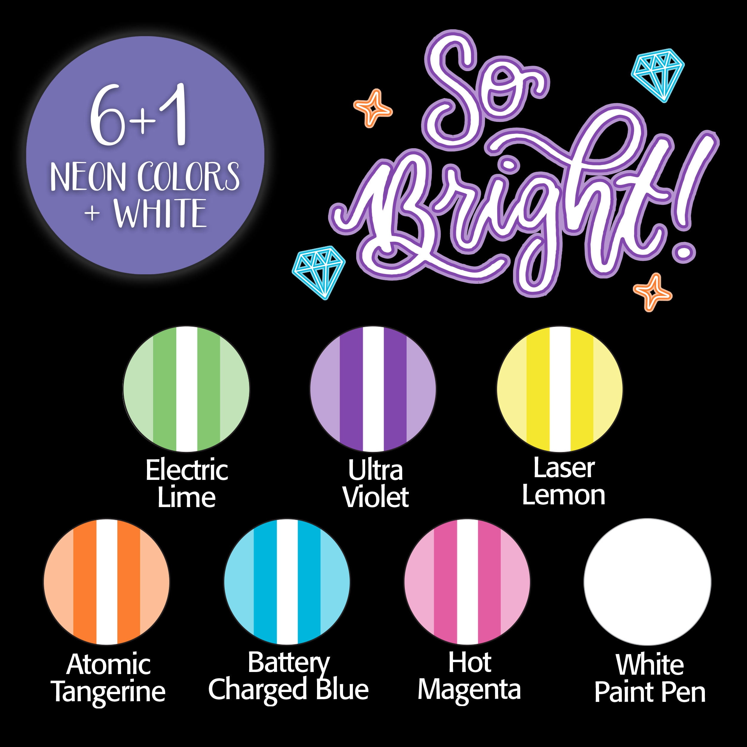 Crayola neon markers outlet