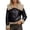 Brown, variant on Faux Shearling Trim Leather Moto Jacket for Women, Wide Collar Long Sleeve Zip Up, Cropped Winter Outerwear, 1 Piece, S-XL