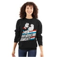 thumbnail image 3 of Popeye The Sailor Man American Might Unisex Plus Size Sweatshirt Brisco Brands 3X, 3 of 5