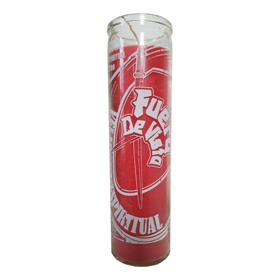 Fuera De Vista Veladora Espiritual Red Candle