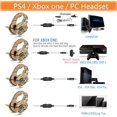 thumbnail image 5 of Auriculares para juegos PS4, compatibles con Xbox One, Nintendo Switch, auriculares estéreo con cancelación de ruido ONIKUMA K1 con micrófono, control de volumen para PC, teléfono, con, 5 of 5