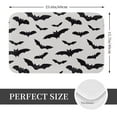 thumbnail image 2 of Halloween Non Slip Door Mat, Halloween bats grey cool print Halloween Decor Absorbent Bath Tub Mats, Bathroom Rugs Welcome Mat, Bath Mat for Halloween Decor Home, Kitchen 16x24in, 2 of 6