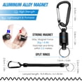 thumbnail image 7 of Tool Fly Fishing Magnetic Net Release Holder Fishing Lanyard Magnetic Keeper Magnet Clip Landing Net Connector, 7 of 7