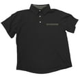 thumbnail image 4 of COSFO with Pockets Men's Polo Shirts Golf Black Short Sleeve Tops Slim Fit Collared Pullover Performance Mens Classic T-Shirt, 4 of 5