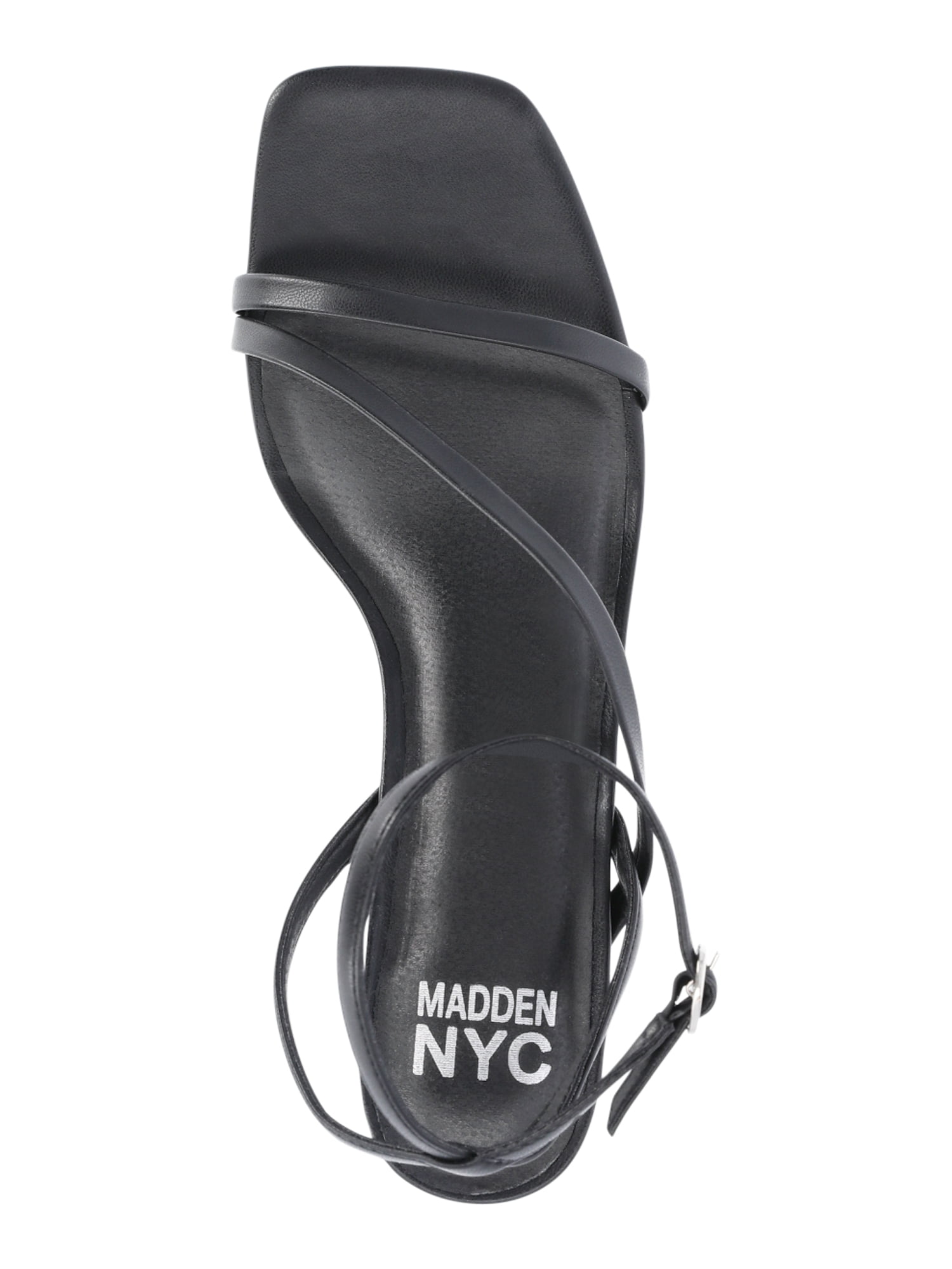 Madden NYC Women's Strappy Kitten Heel with Ankle Strap