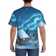 thumbnail image 2 of Naloa Mountain Cottage In Snow Men's T-Shirt Sport T-shirt Men's Basic Tee Casual Men's Shirt, Round Neck, Short Sleeves - 3X-Large, 2 of 5