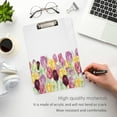 thumbnail image 4 of FMSHPON Spring Farm Tulip Flower Clipboard Hardboard Wood Nursing Clip Board and Pull for Standard A4 Letter 13x9 inches, 4 of 7
