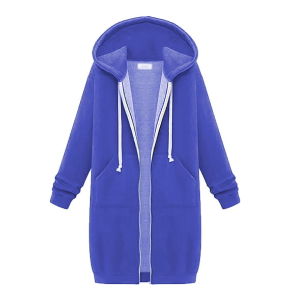 Women's Winter Plus Size Hooded Coat Loose Fit Fashion Top Outerwear For Cold Weather