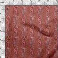 thumbnail image 3 of oneOone Coton Flex Rouge Tissu Feuilles Matériel de Couture Tissu Imprimé au Yard 40 Pouces de Large, 3 of 4