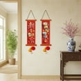 thumbnail image 2 of Horse Year "Fu" Character Door Hanging Traditional Chinese New Year Decoration, Entrance Wall Decor for Lunar New Year, Spring Festival Blessing Ornament, 2 of 8