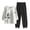White, variant on TopLLC Women's Two Piece Tracksuit V Neck Short Sleeve Tops Long Pants With Drawstring Outfits Jogger Sets