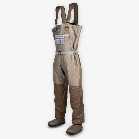 Gator Waders Mens Shield Pro Series Waders Insulated Boots Brown Regular 12
