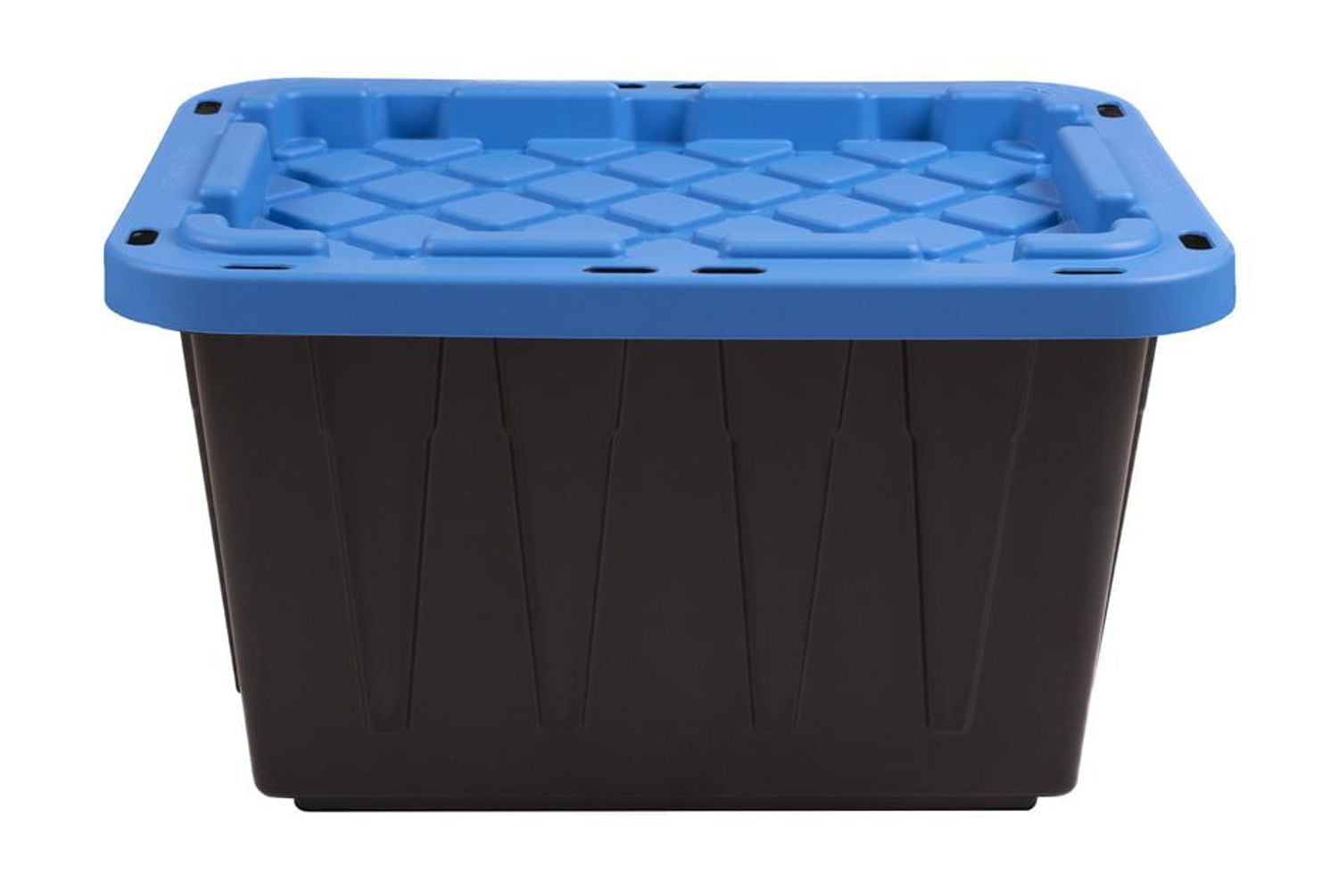 Ramtuff Strong Box 45-L Black and Blue Lid, Ramtuff Strong Box 45L Blue Lid
