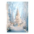 thumbnail image 2 of Wirebound Notebook Hardcover Spiral Notebooks Christmas Tree in The Snow, 60 Pages, 80 GSM, 5.7 x 8.3in, 2 of 5
